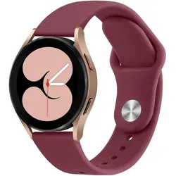 Screenguard Silicone Strap Sportarmband (Silikon), Uhrenarmband, Rot
