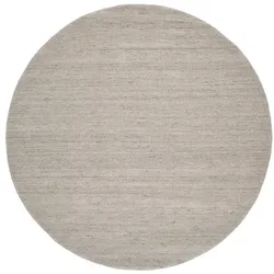 Teppich Amelia Ø 150 cm Schurwolle Grau