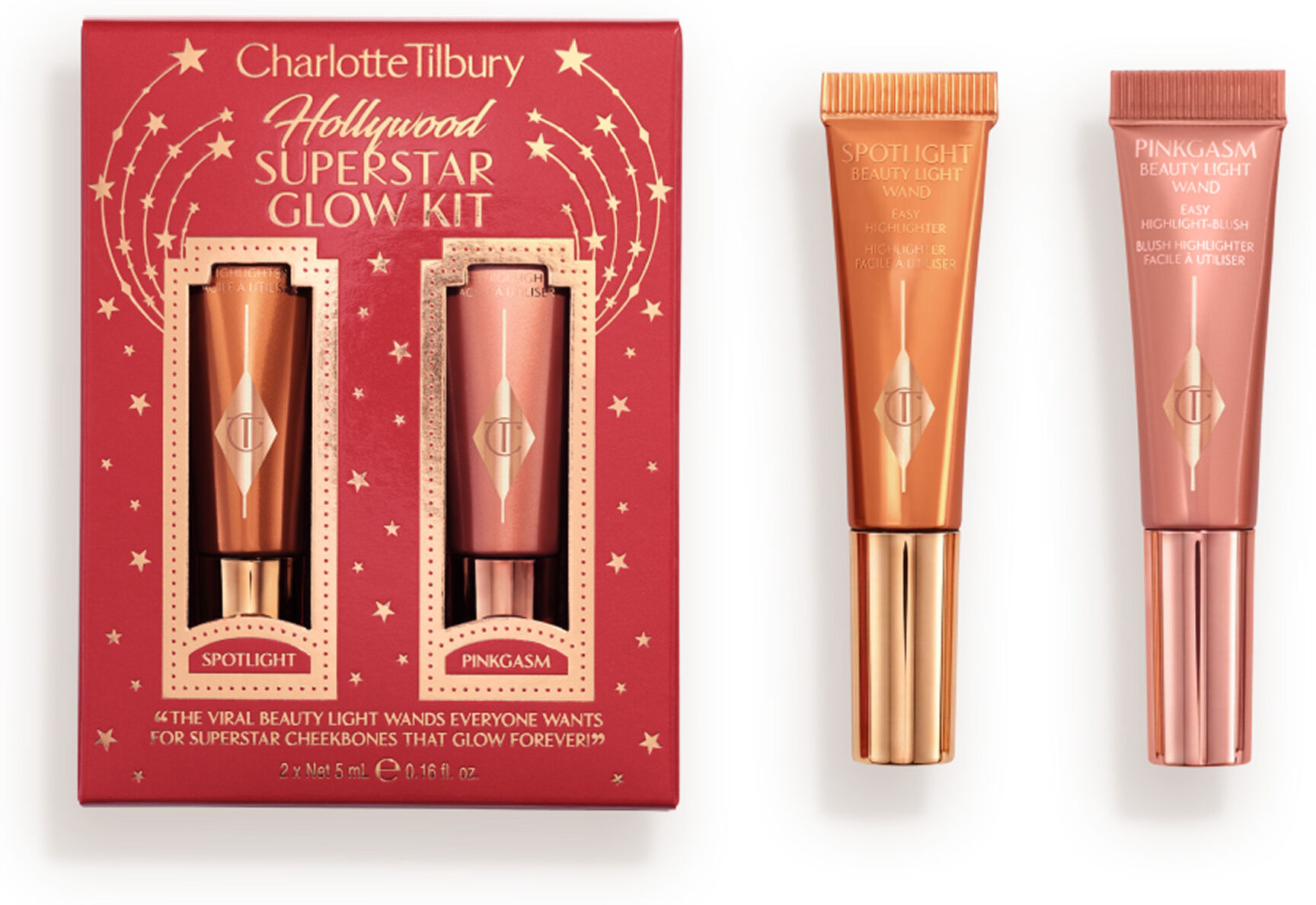 Hollywood Superstar Glow Kit - Mini Cheek Kit Charlotte Tilbury 11515 Hollywood Superstar Glow Kit Size: