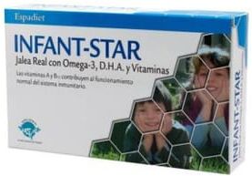 Mont Star Infant-Star Geleia Real + Omega 3 20 Frascos
