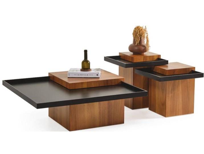 JVmoebel Couchtisch Couchtische Wohnzimmer Modern Neu Holz Quadratisch Komfort Exklusiv, Made in Europa