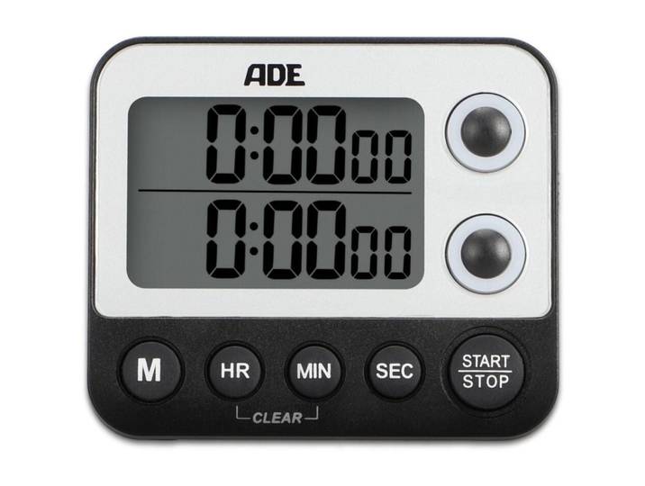 Küchenwecker ADE Schwarz Kunststoff H 7.8 cm