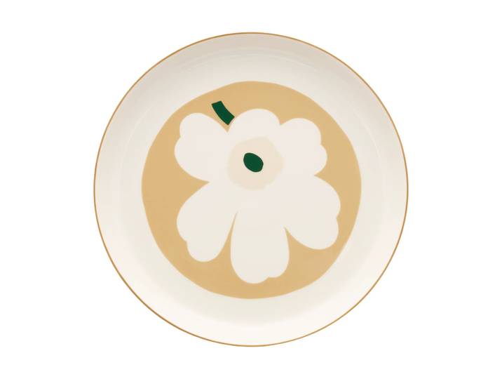 Marimekko Plateau de service Unikko White-beige-light sand-dark green