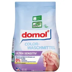 domol Colorwaschmittel »ultra sensitiv« 18 WL weiß