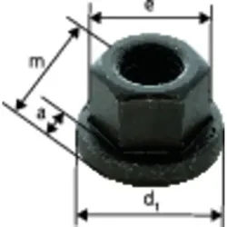 Sechskantmutter DIN 6331 M24 geschmiedet