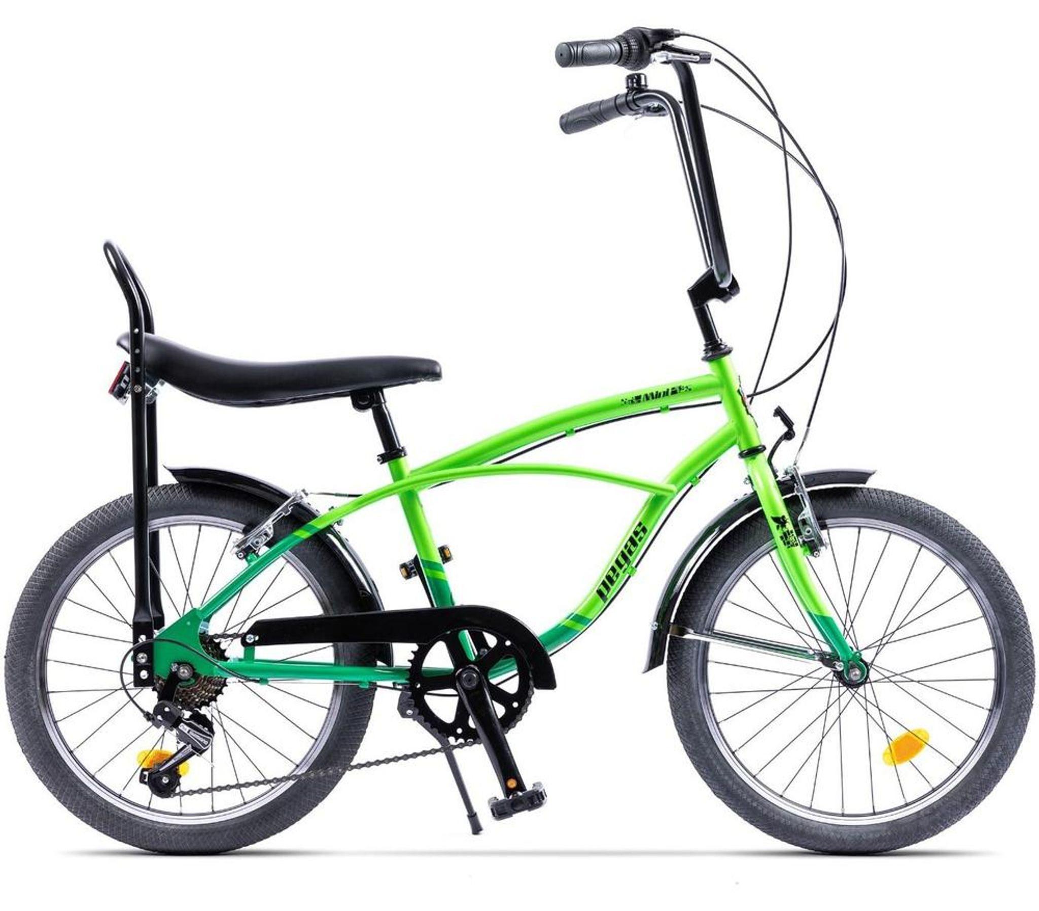 Kinder-Citybike Pegas Strada Mini 7S, 20 Zoll (Grün)