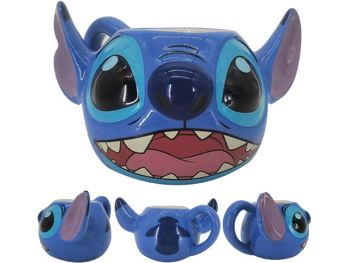 Kaffeebecher LILO & STITCH 35cl keramik blau 1 Stück