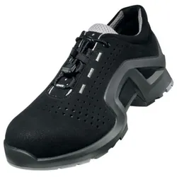 uvex 1 x-tended support Sicherheitsschuh S1 Halbschuh gelocht schwarz/grau 39 - 8511839 - schwarz/grau