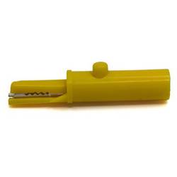 Mueller Electric BU-27.259.3 Krokodilklemme Bananenbuchse Gelb