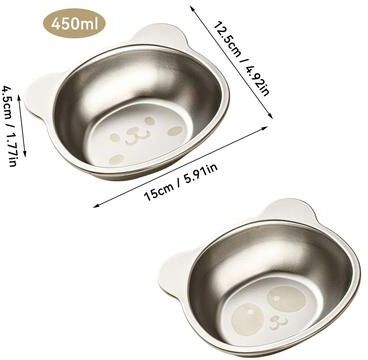 Uplift Picks Stainless Steel Kids Bowl Cartoon Fruit Salad Dinner Bowl For Children mix 2 Pcs