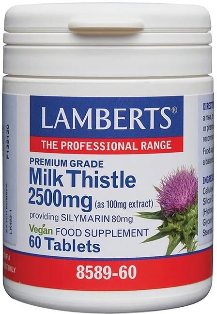 Lamberts Cardo Mariano 2500 mg 60 Tabs