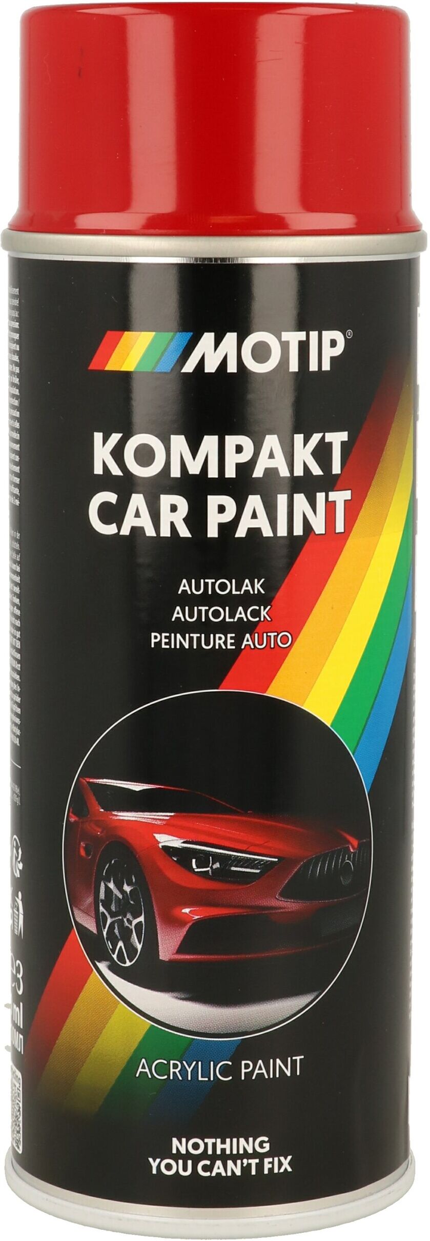 Motip Fahrzeuglack Fahrzeug-Kombinationslack Kompakt Autolack Rot Hochglänzend [400 Ml] 41194 0.4l
