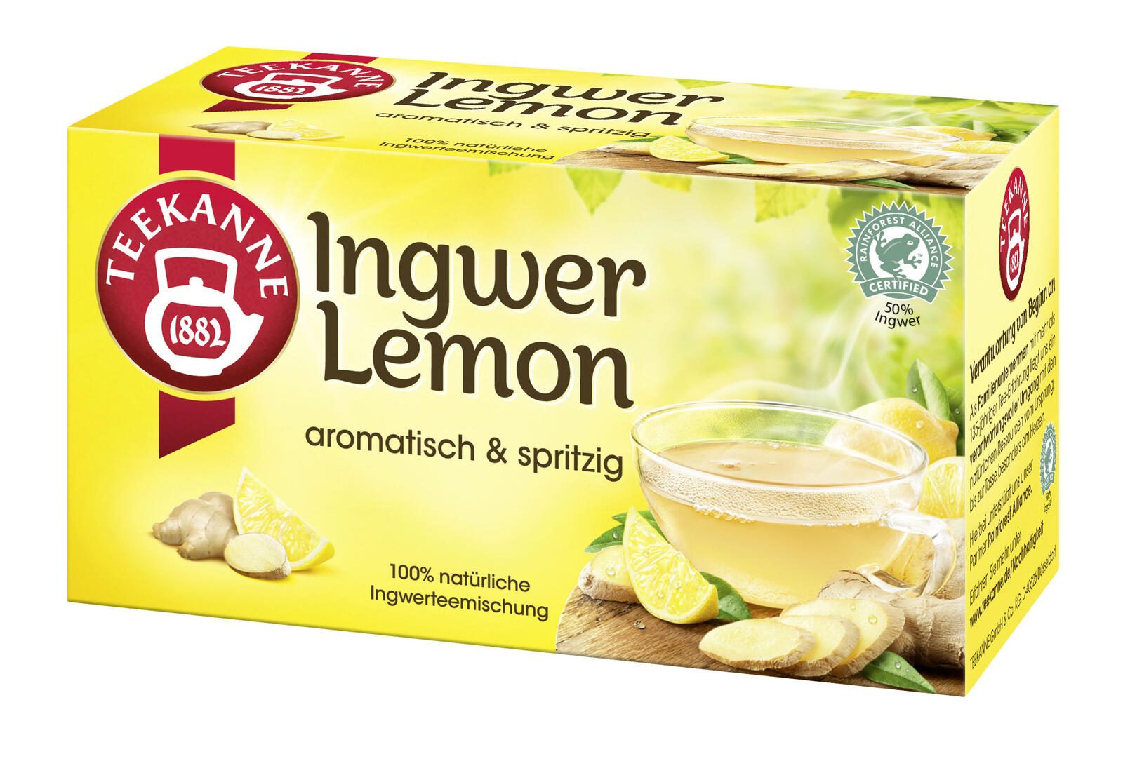 TEEKANNE Ingwer Lemon 4009300066873