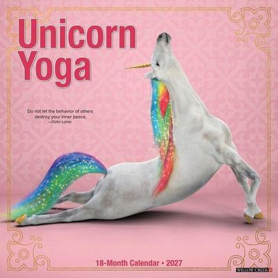 Unicorn Yoga 2027 12 X 12 Wall Calendar