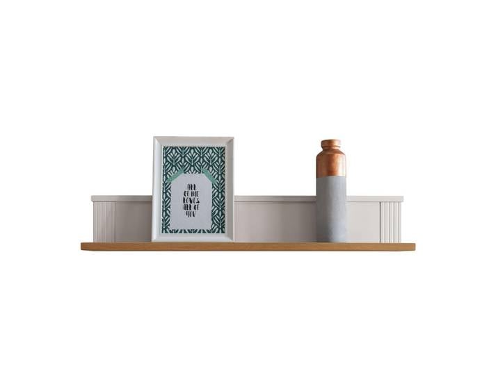 Livetastic Wandboard, Weiß, Holz, Kiefer, massiv, 100x18x16 cm, Küchen, Küchenmöbel, Küchenregale