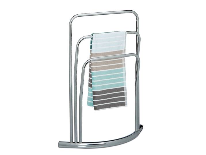 Handtuchständer CURVY Silber