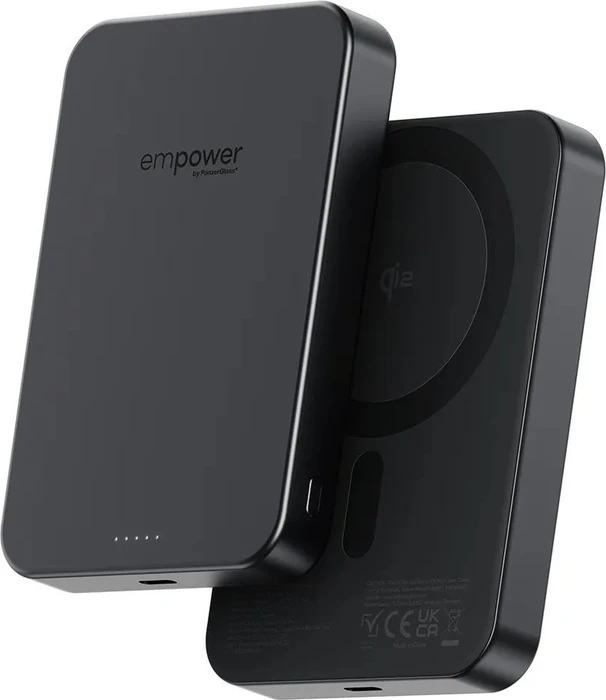 PanzerGlass Empower kabellose QI2 Powerbank 10000 mAh, MagSafe, schwarz