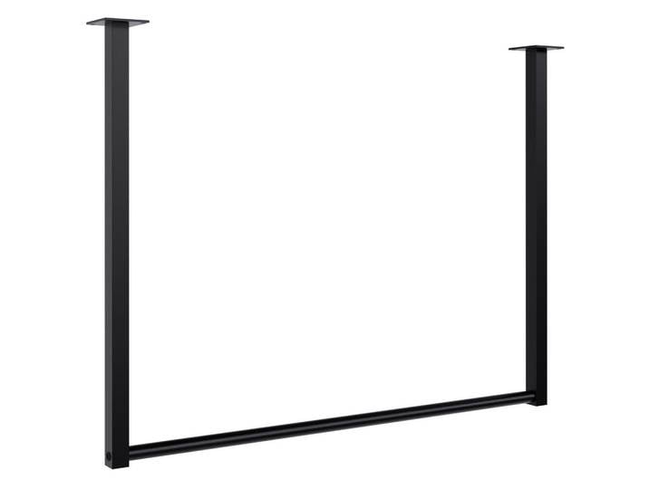 CLP Kleiderstange Metall Schwarz, 7 cm, Schlafzimmer, Kleiderschränke, Schrankzubehör, Kleiderstange