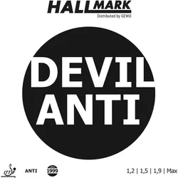 Hallmark Belag Devil Anti rot 1,2 - rot 1,2