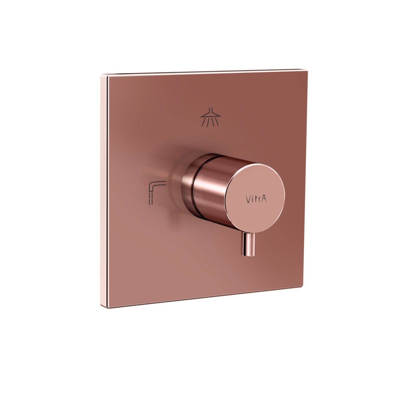 VitrA Flow Square 3-Wege-Umsteller V-Box Unterputzmontage Kupfer Soft,A4338829EXP A4338829EXP