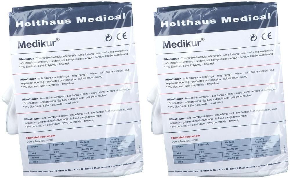 Holthaus Medical Thrombose Prophylaxe Strumpf mittel 2x 2x2 St