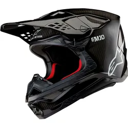 Alpinestars Supertech S-M10 Solid, Motocrosshelm - Schwarz - XL