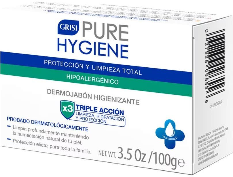 Grisi Pure Hygiene Dermojabón Higienizante 100 g