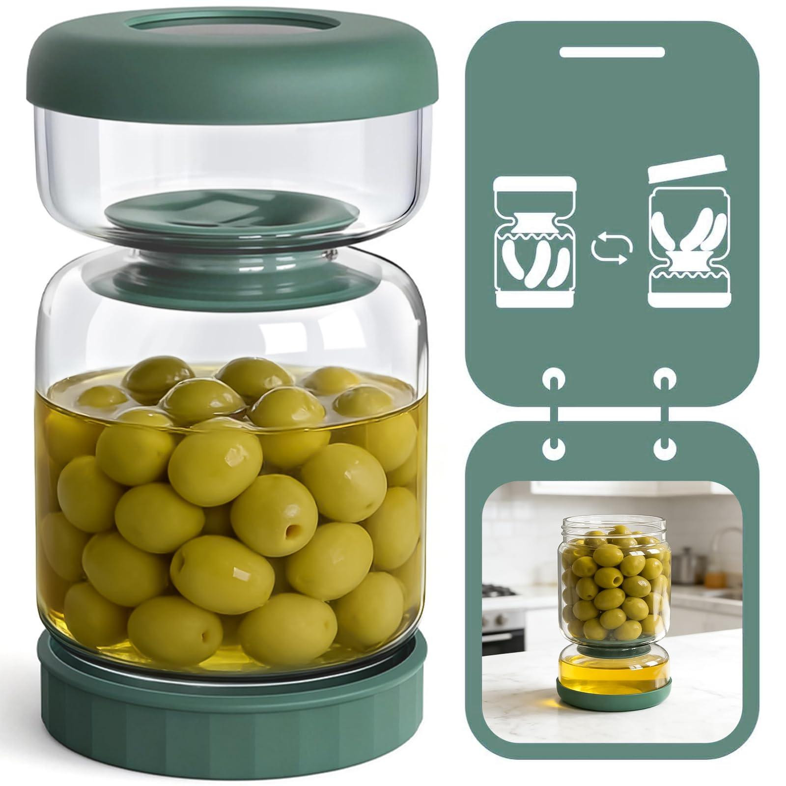 Dripio Glazen pot met zeef, 1000 ml