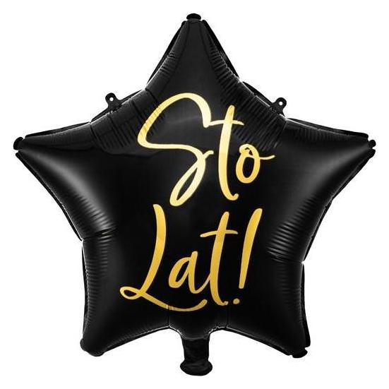 Partydeco Alles Gute zum Geburtstag Folienballon! 40cm schwarz (41294600)