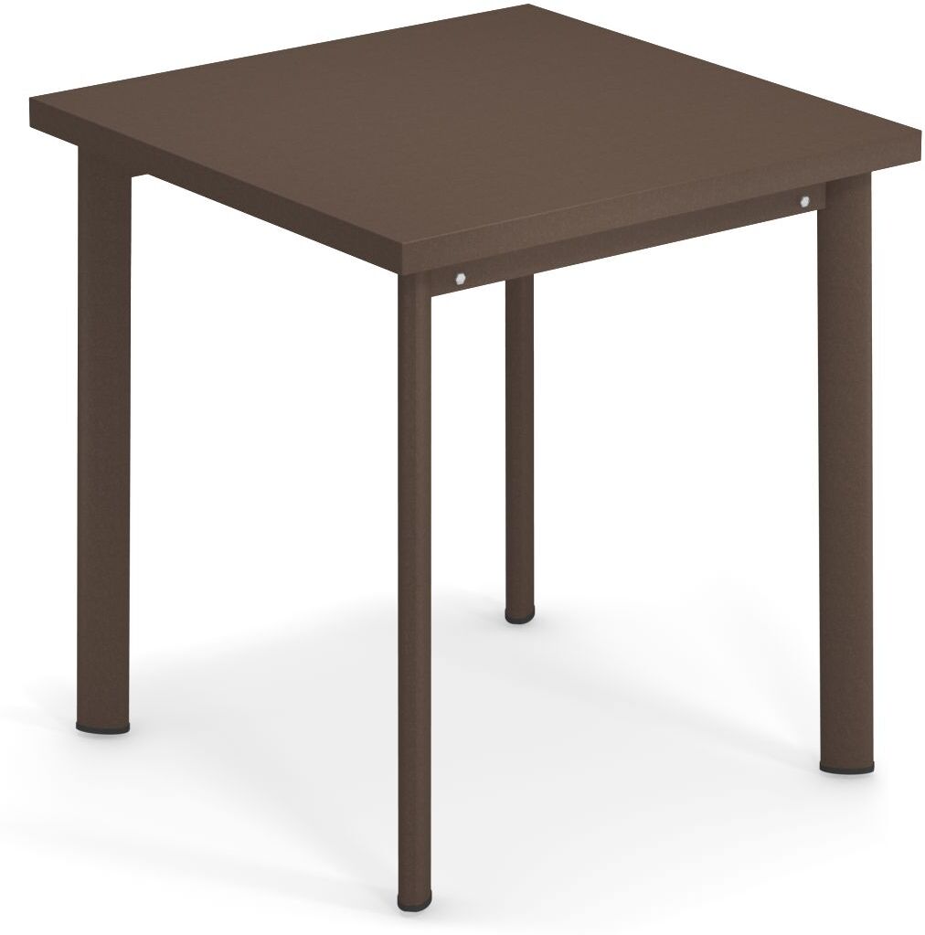 Emu Star 305 Tisch 70x70 (dunkelbraun (41, INDIAN BROWN)) dunkelbraun (41, INDIAN BROWN)