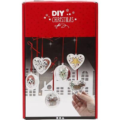 Creativ Company DIY Sets Dekoartikel Weihnachts-Ornamente, 1 Set