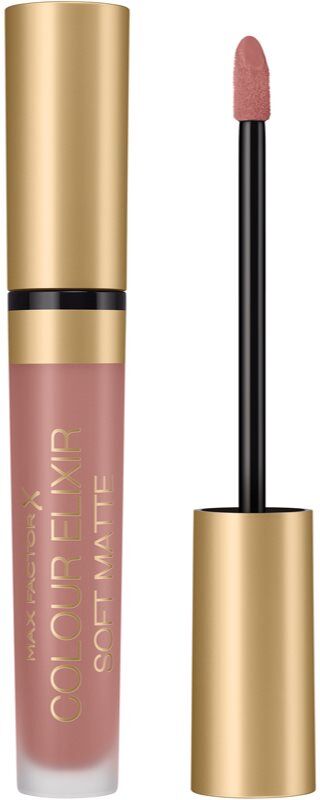 Max Factor Colour Elixir Soft Matte Langtidsholdbar flydende læbestift Skygge 005 Sand Cloud 4 ml