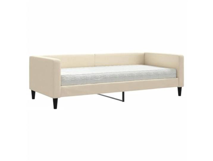 PUGYNBK 2-in-1-Schlafsofa mit Schaumstoffmatratze, 90 x 200 cm Struktur aus Holz und Metall, Lattenrost, langlebiger Stoff, für Wohnzimmer oder Schlafzimmer