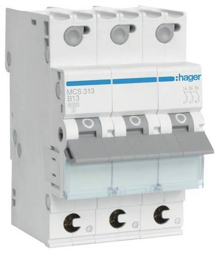 Hager MCS313 Leitungsschutzschalter 3polig 13A 400V