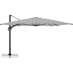 doppler Pendelschirm LIFE 300 x 400 Side, Aluminium Anthrazit / 100 % Polyester 180 g/m2 Hellgrau