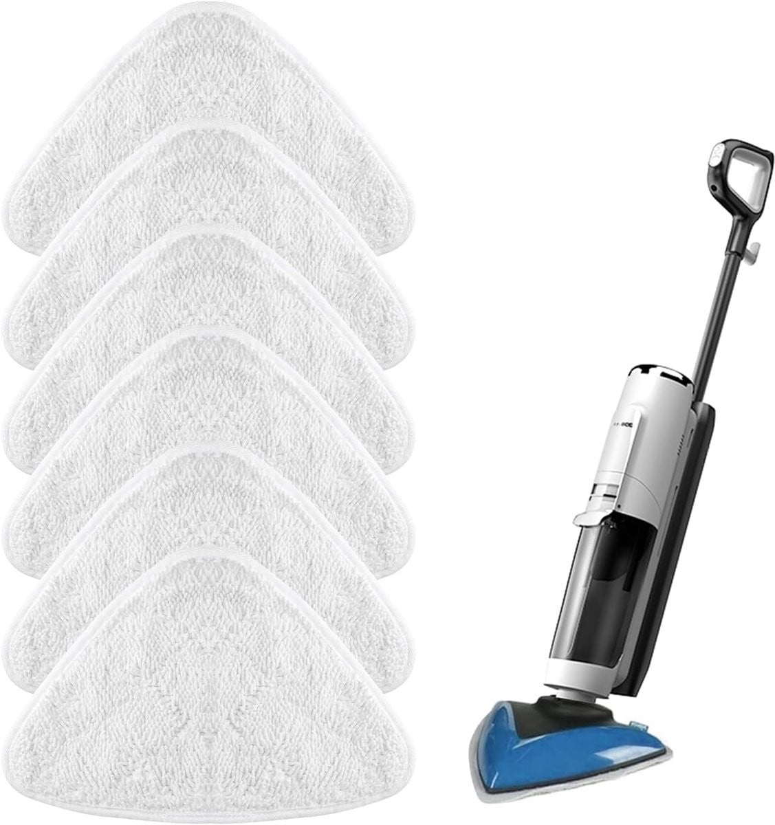 6 Stuks Vileda Stoomdweil Pads, Wasbare Microvezel Reinigingsdoeken voor de Stoomdweilkop
