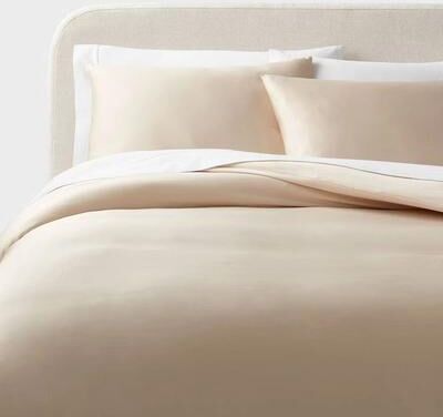 All Categories Goods Threshold Lyocell Satin Duvet Set, Cooling & Breathable, Solid Khaki, Full Queen Bedding Threshold Lyocell Satin Duvet Set, Cooling & Breathable, Solid Khaki, Full Queen Bedding