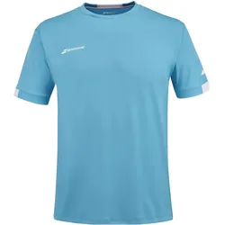 Babolat, Jungen, Sportshirt, Play Crew Neck Tee Cyan Blue Boy (140), Blau
