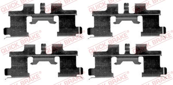 Quick Brake Zubehörsatz, Scheibenbremsbelag 109-1677