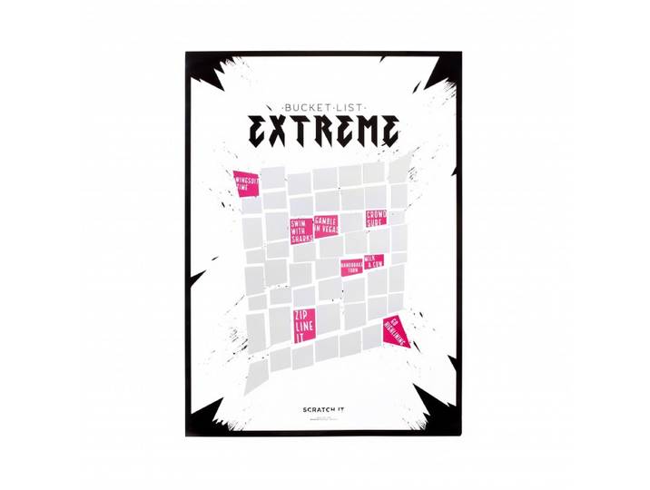 Scratch Poster Extreme ToDo Liste zum Freirubbeln