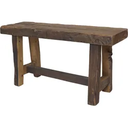 Chic Antique Grimaud Bank aus massivem Recyclingholz, H45/L90/B20 cm natur