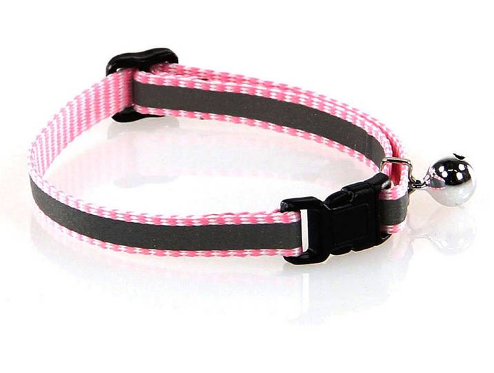 ReflectLine Katzenhalsband, pink, 10mm/20-30cm