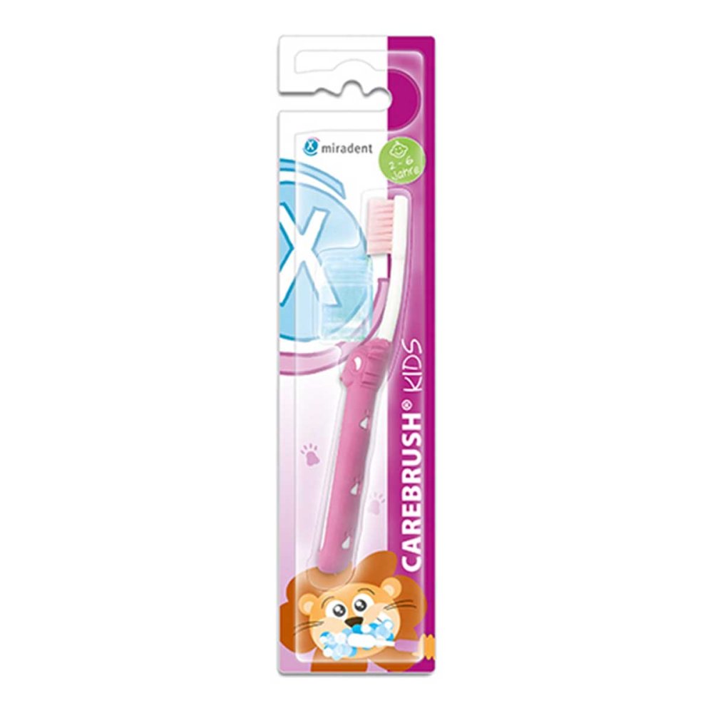 Hager Pharma GmbH Miradent Carebrush Kids Zahnbürste 2-6 Jahre Pink 19108504