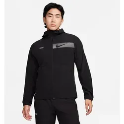 NIKE Herren Unterjacke M NK RPL FLSH UNLIMITED HD JKT, Größe M in Schwarz Schwarz