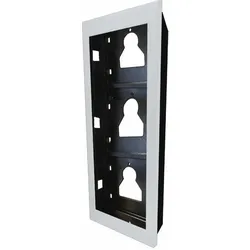 Comelit UT9163W Montagerahmen, Ultra, unterputz, 3 Module, weiss