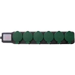 InLine, Steckdosenleiste, Outdoor-Steckdosenleiste (6x, Typ 13, 10 m)