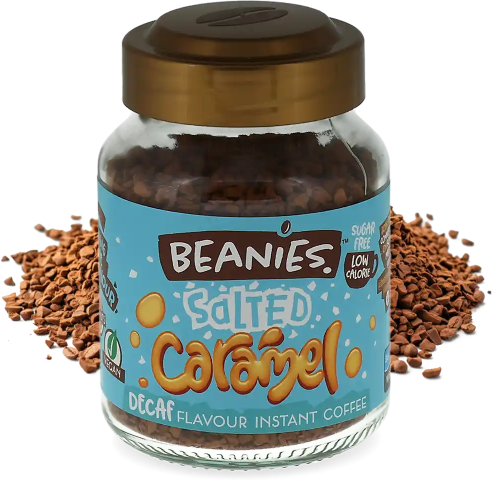 Beanies   Decaf gezouten karamel - 50 g oploskoffie
