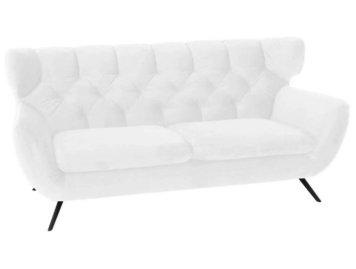 Sofa Sante fe Basic B: 200 cm Candy / Farbe: Bianco / Material: Leder Basic