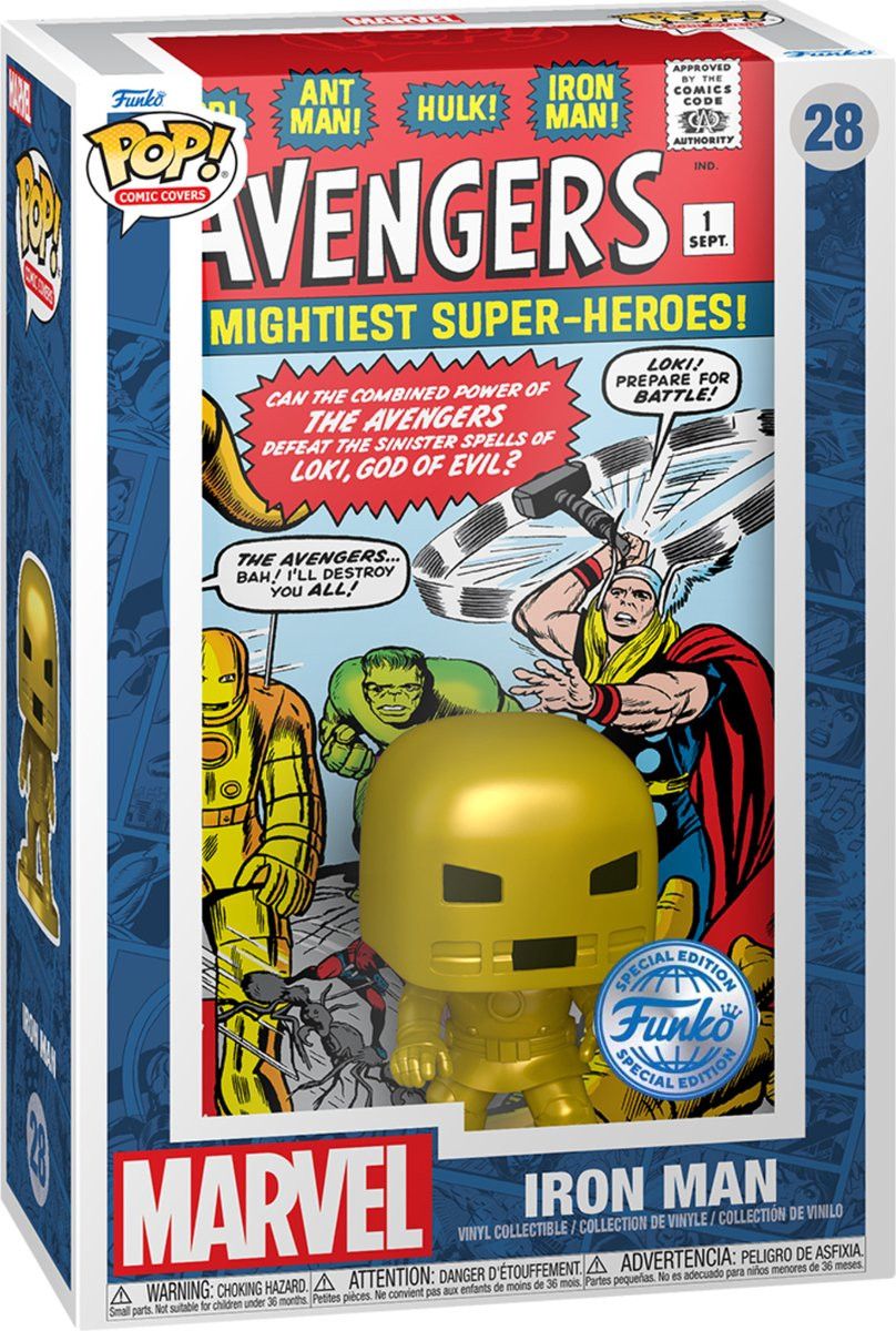 Funko Pop! Marvel Iron Man #28 Comic Cover