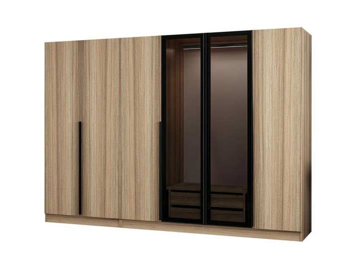 Kleiderschrank Rauch 218.5cm - Material: Melamin - 237